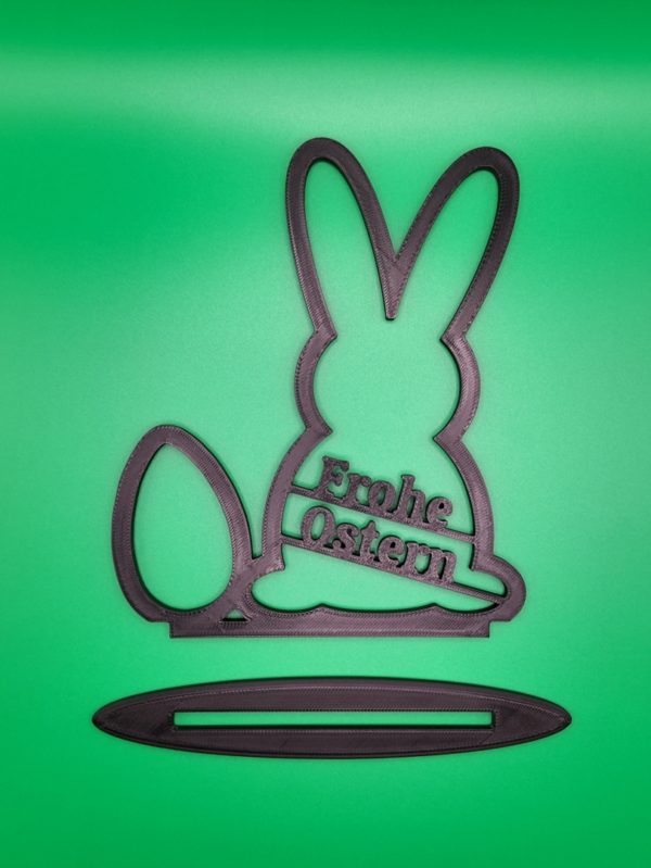 osterhase mit ei und staender 04